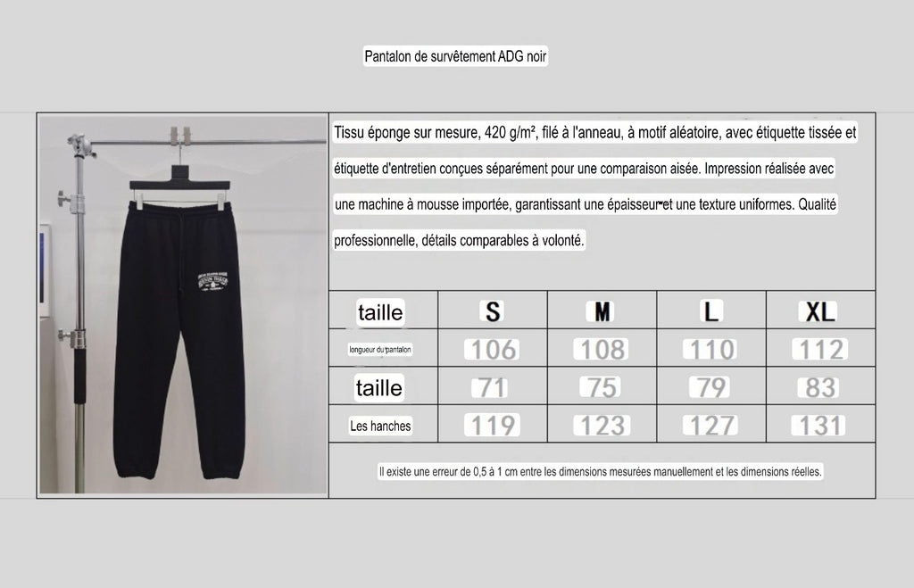 Pantalon Denim.Trs black ADG