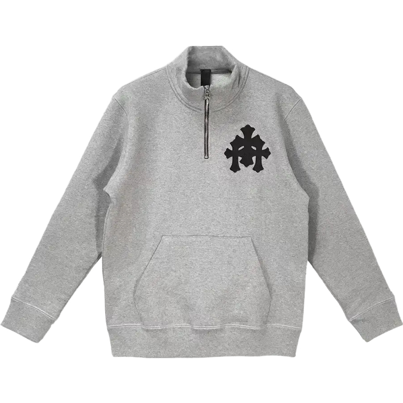 CHROME  Cemetery Cross quarter-zip sweatshirt