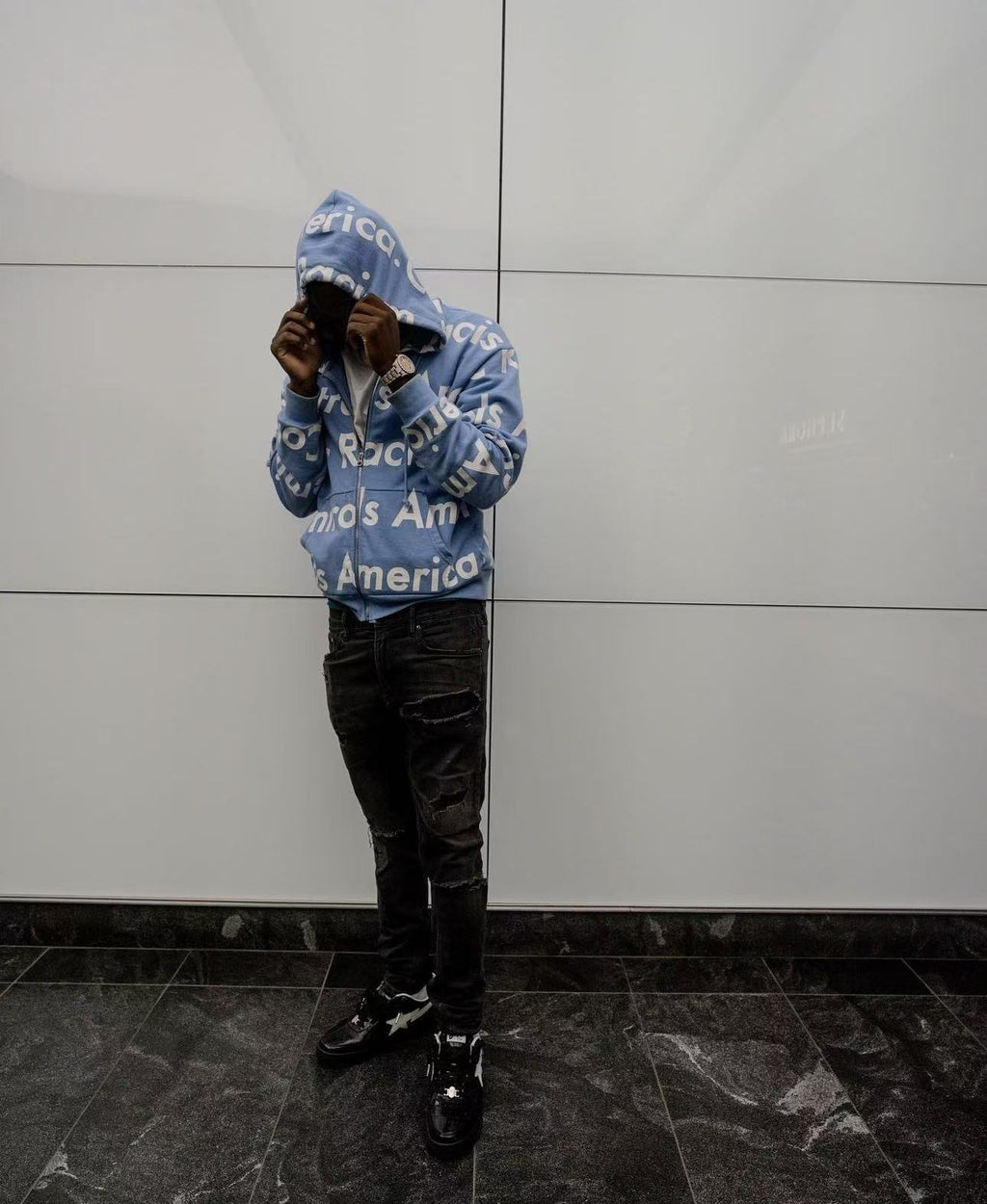 Sweat d Tears Baby blue No racism