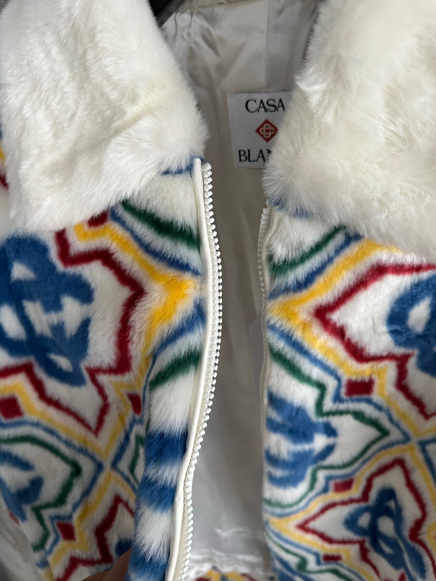 Veste Casa B Fourrure Jacquard