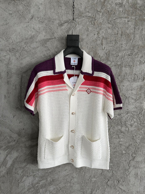 Casa B - Chemise crochet rouge 2026