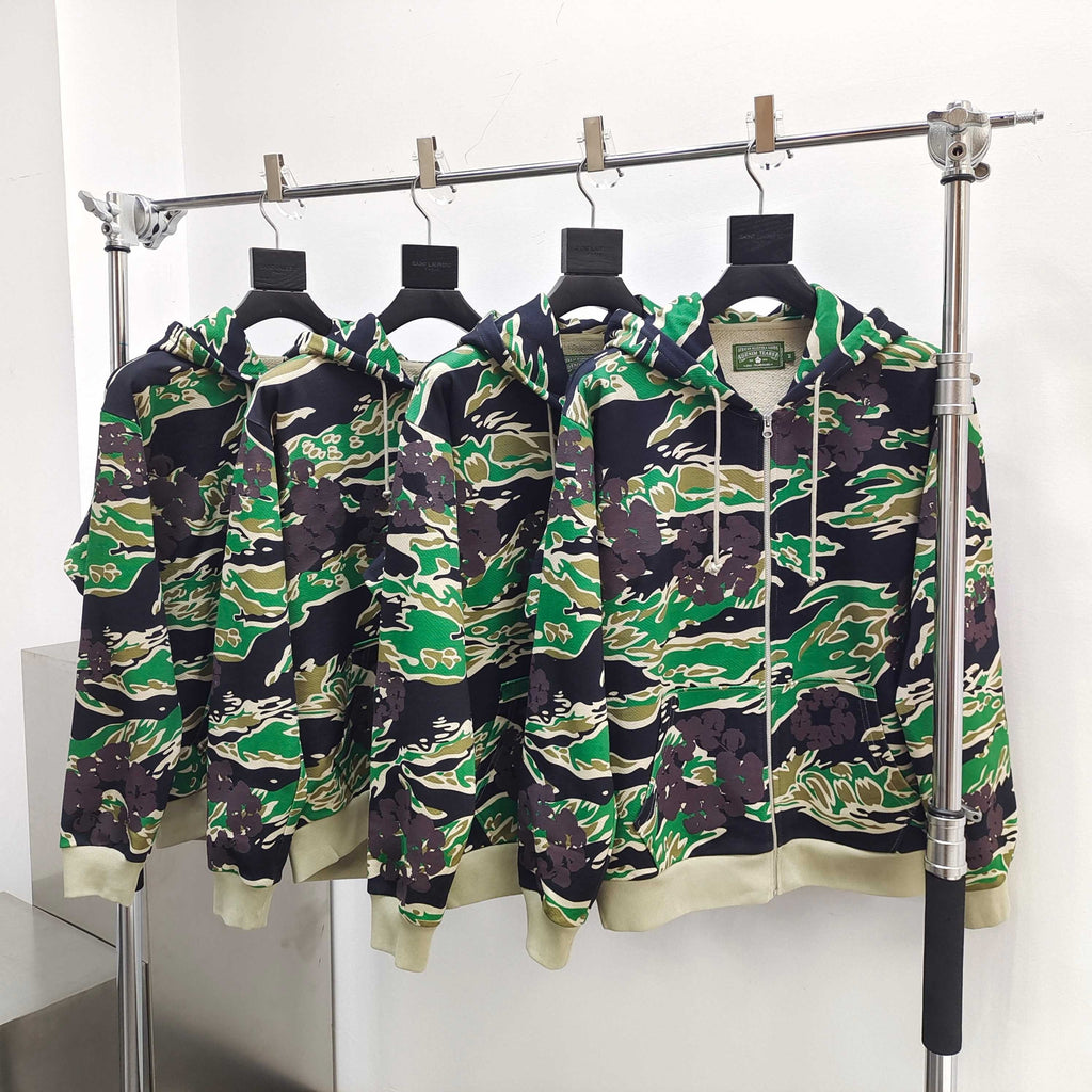 Sweat DENIM.Trs green millitary