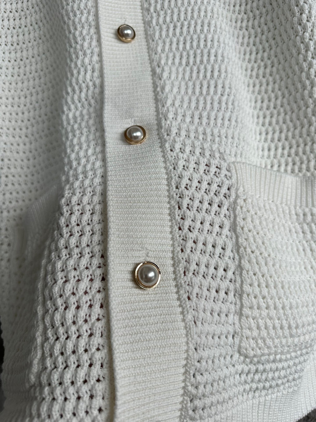 Casa B CHEMISE CROCHETÉ GRIS NARDO