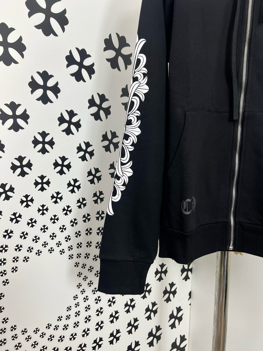 Sweat chuppa black  Chrome