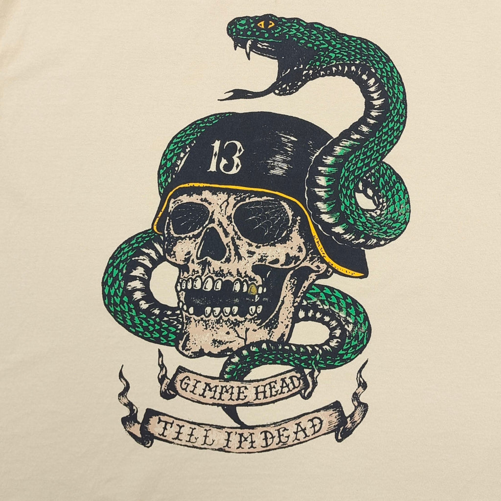 T shirt Beige Was-Was Python Green