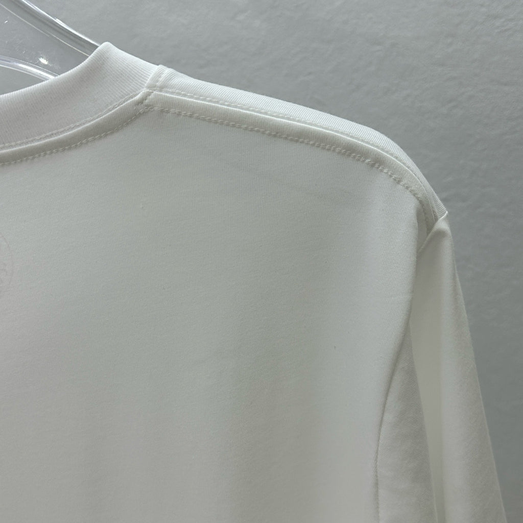 T Shirt Blanc chrome