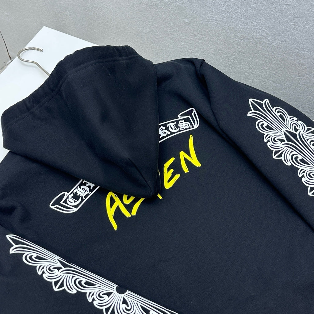 Gilet chrome noir / jaune