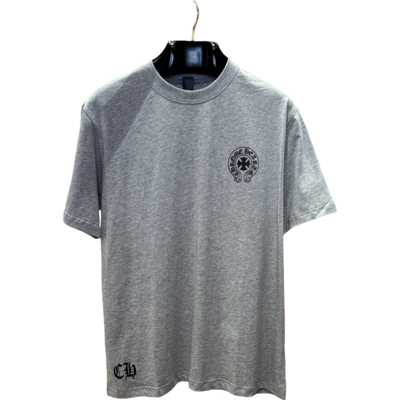 T shirt imprime chrome en col rond imprime