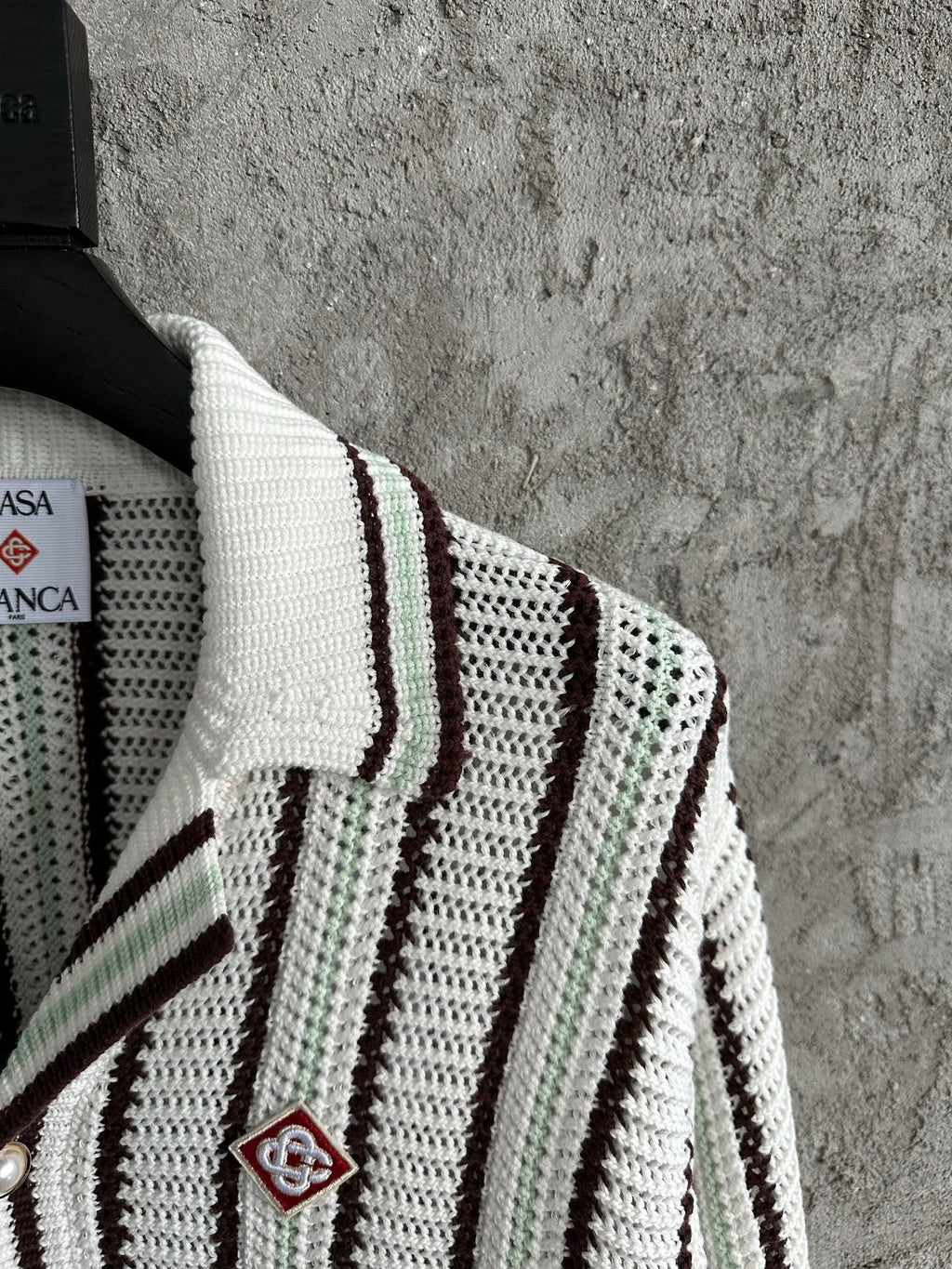 Casa B CHEMISE À MANCHES LONGUES EN CROCHET