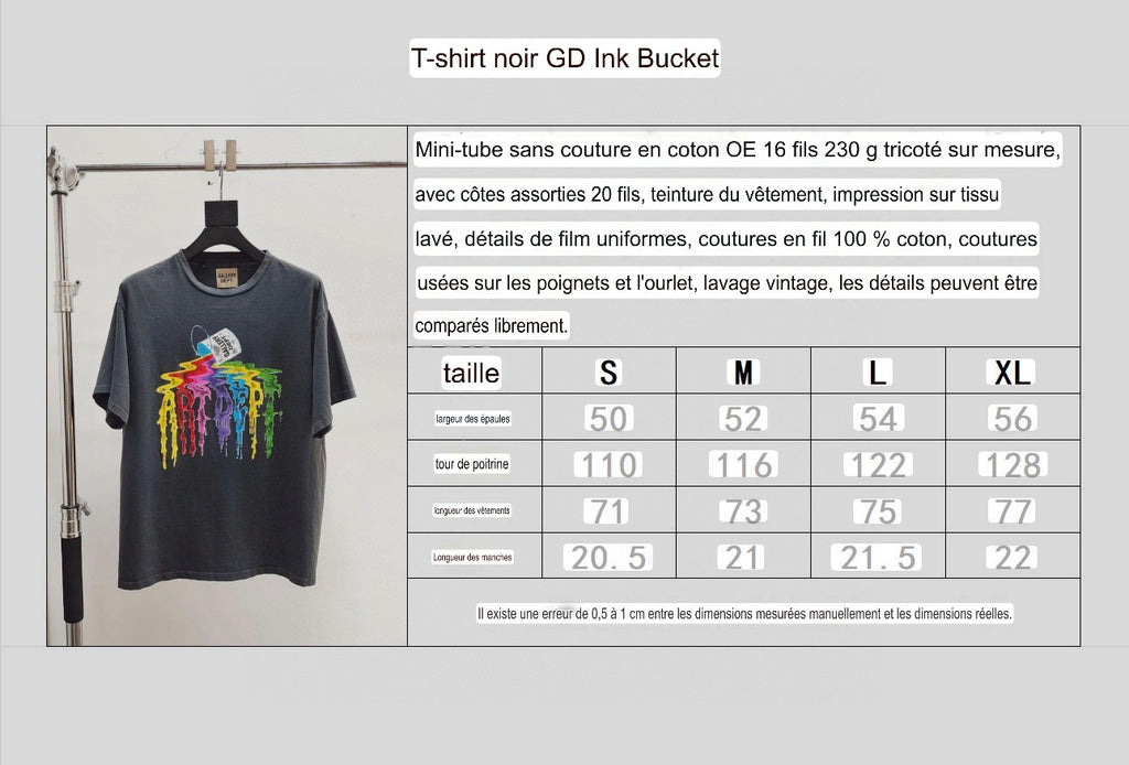 T shirt art Gallery multicolore
