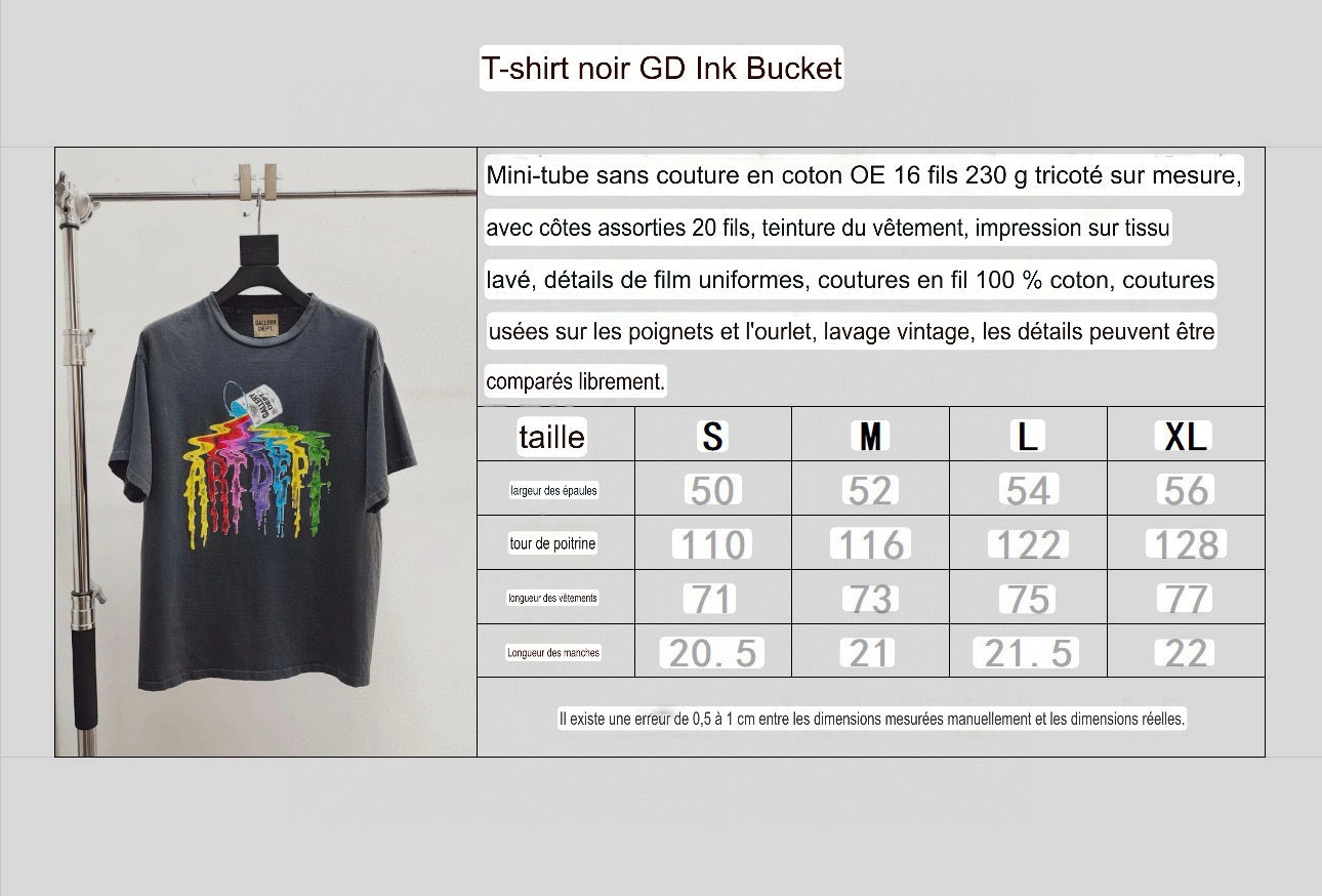 T shirt art Gallery multicolore