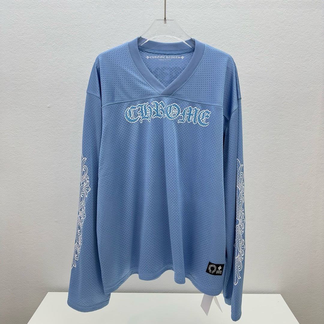 Baseball TEE - BLUE CHROME