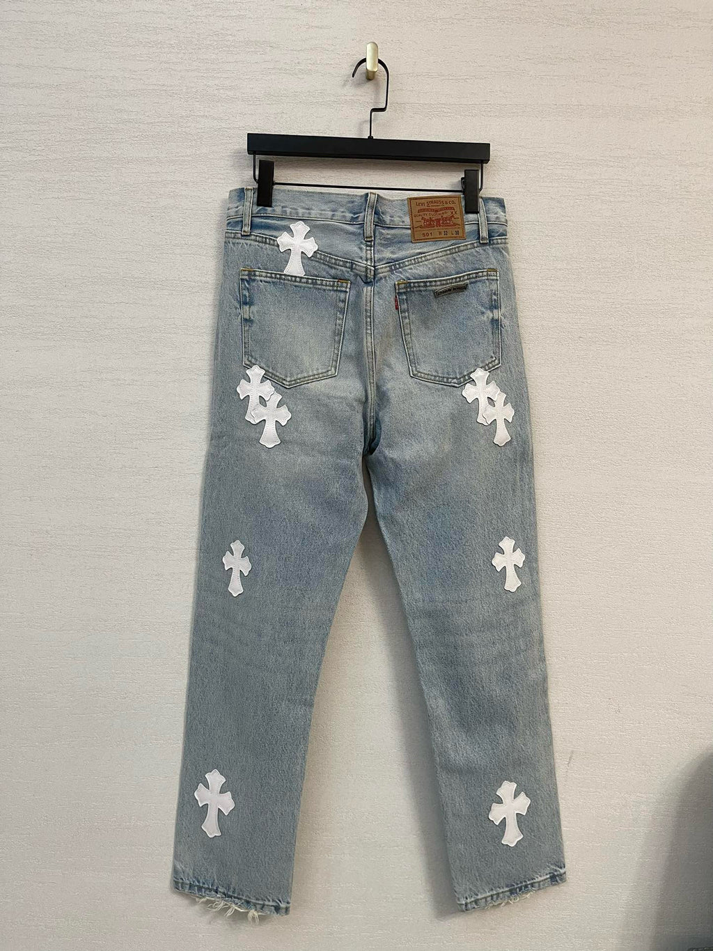 Jean Chrome Denim Blue  & White