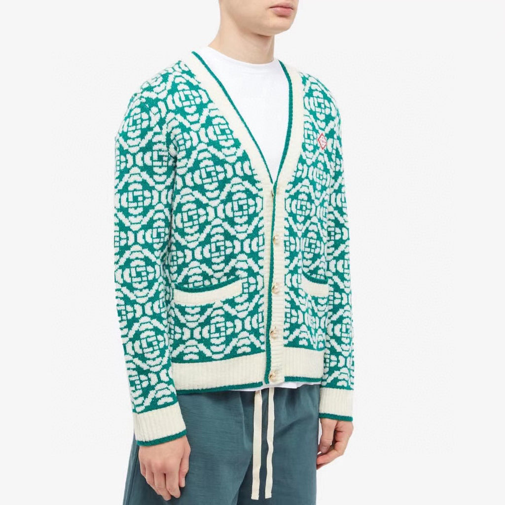 Casa B - Cardigan classique Verde