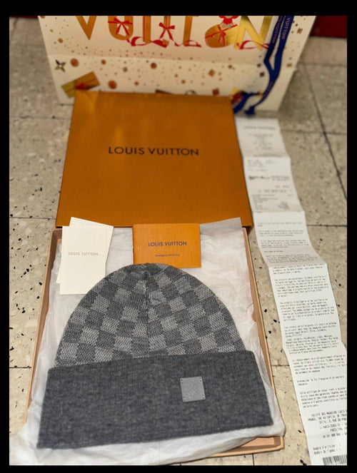 Bonnet Lv neo damier gris