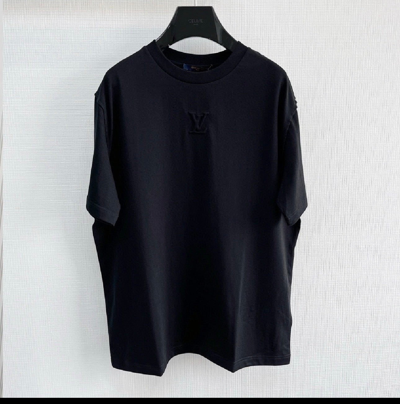 T shirt Lv 3D Logo noir