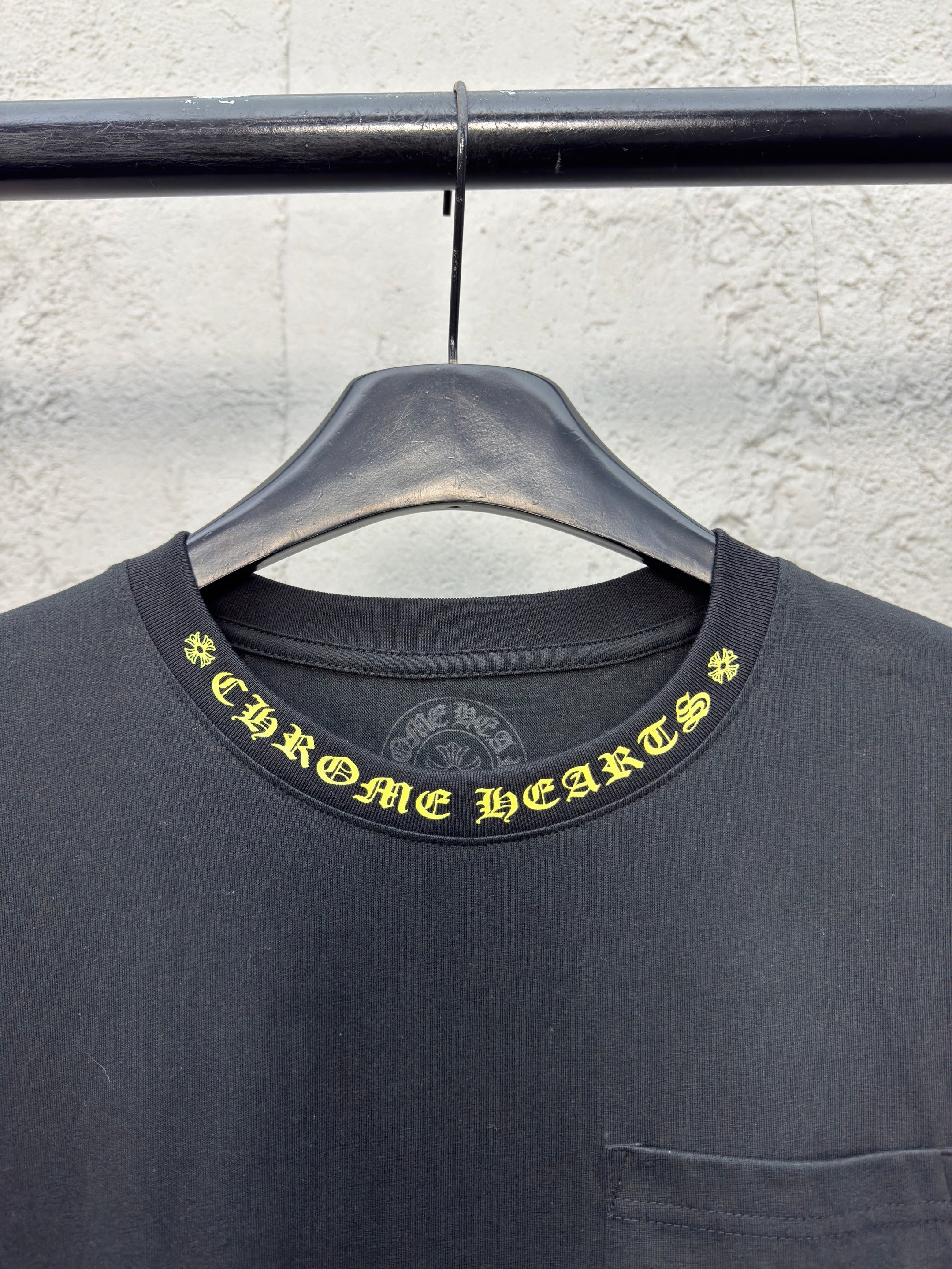 T shirt chrome Black and yellow