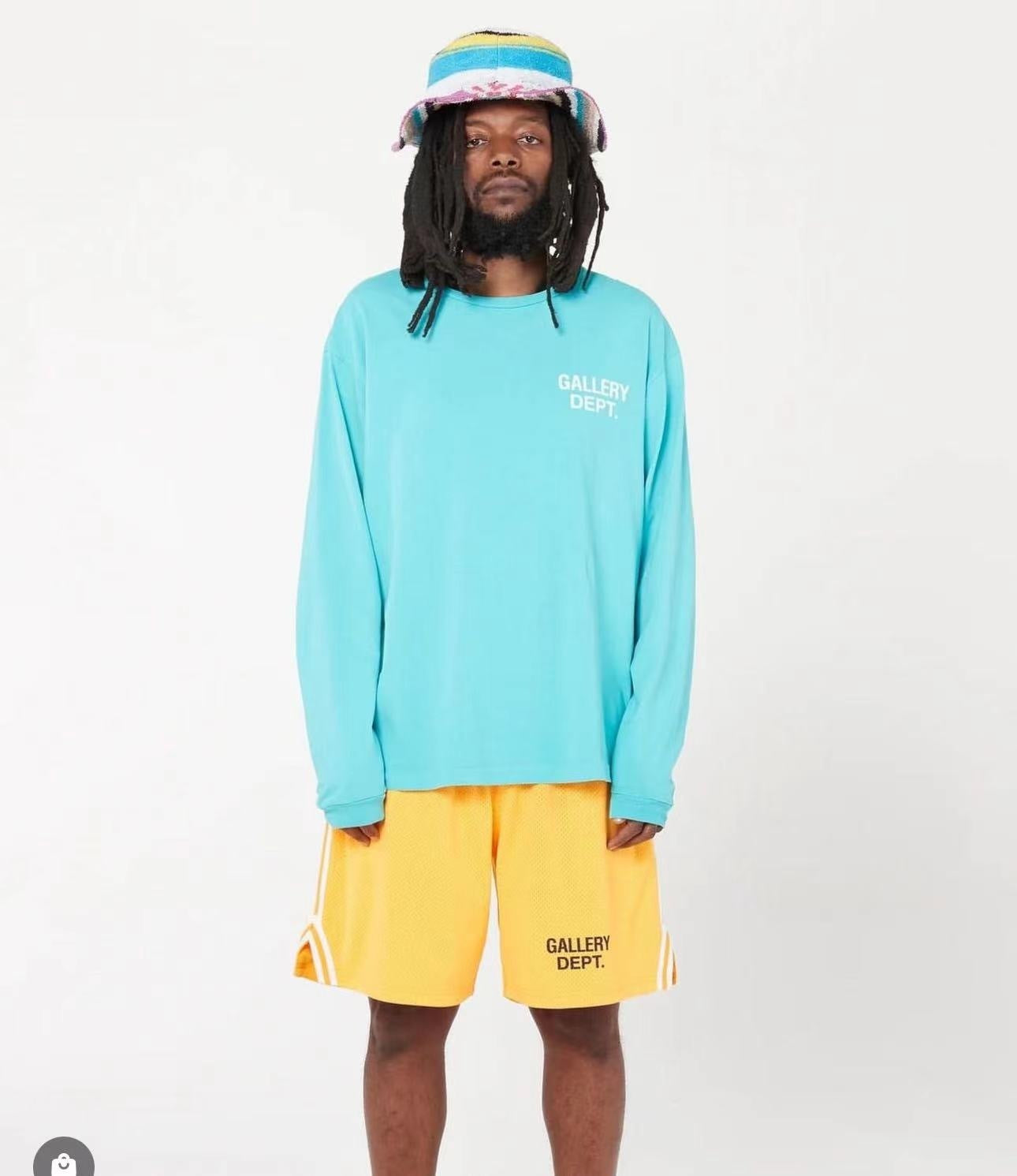 T shirt long sleeve Gallery blue