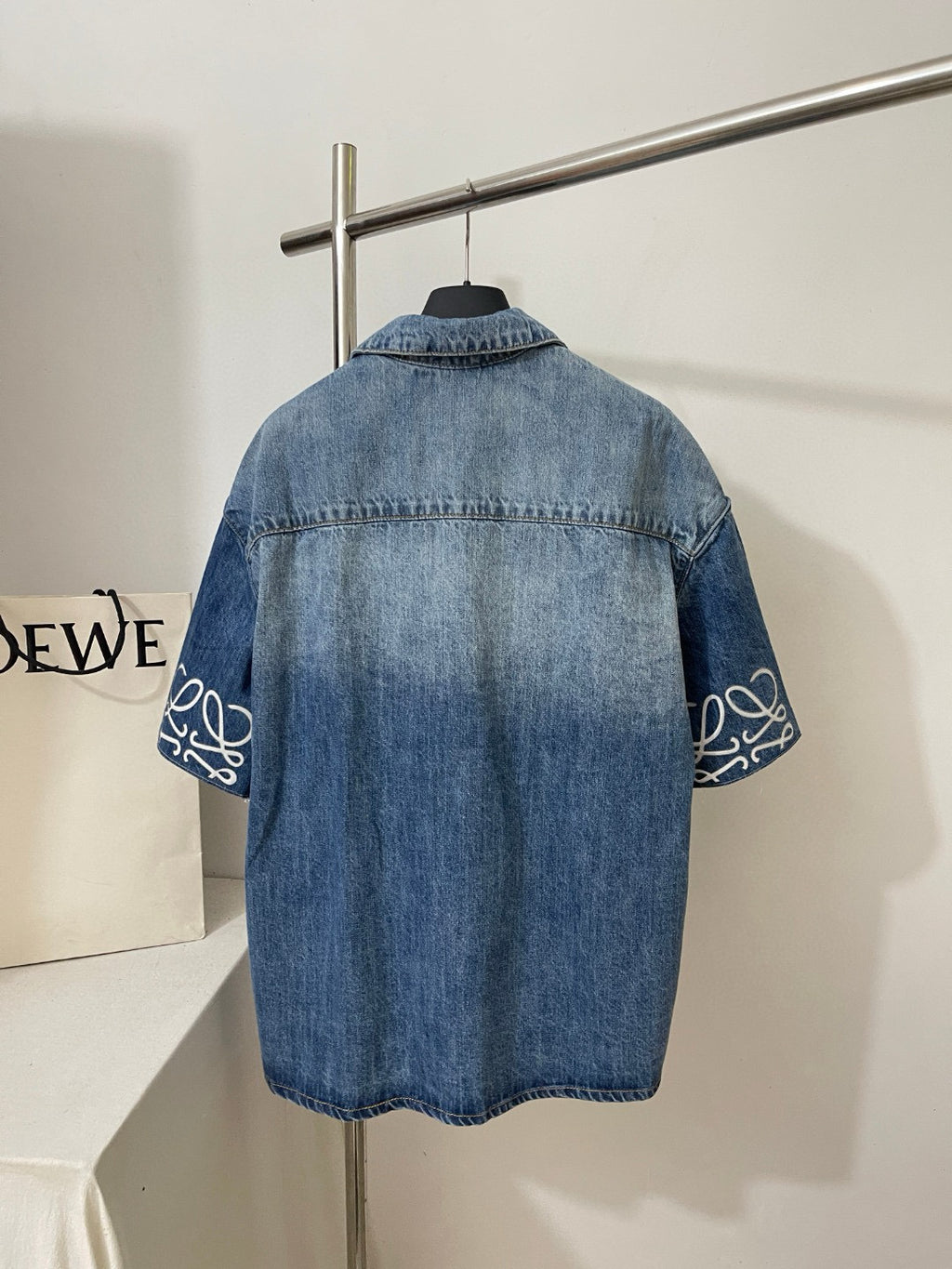 Chemise Anagramme Loew 10/10 bleu Denim