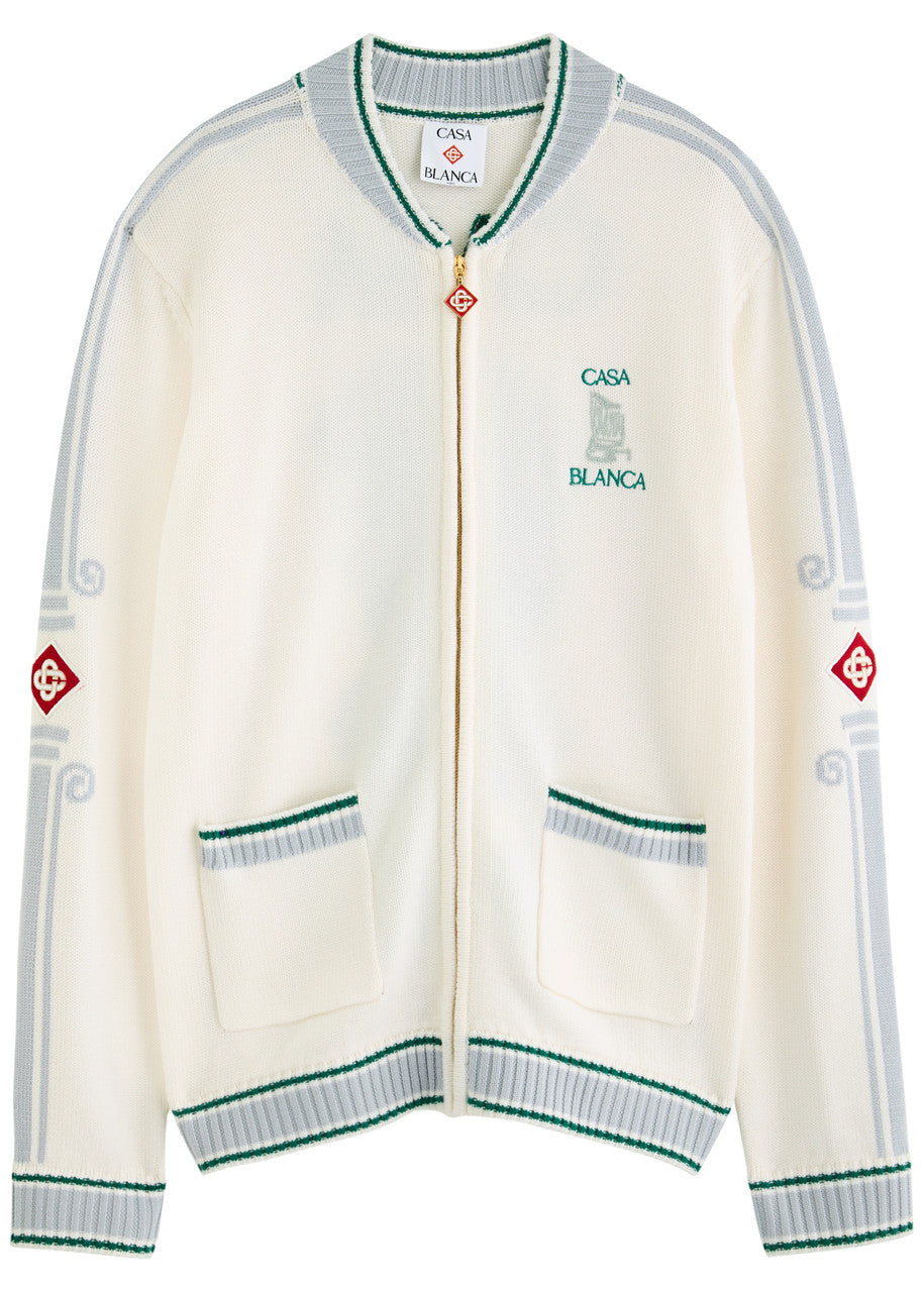 Casa club Knit Jacket Intarsia