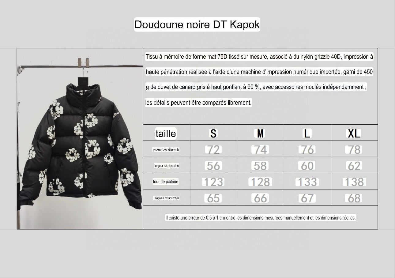 DOUDOUNE NOIR  DT TEARS