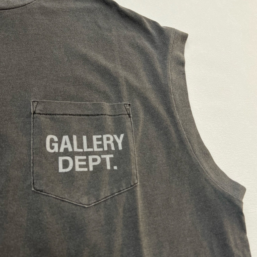 T shirt Gallery Sans manche noir