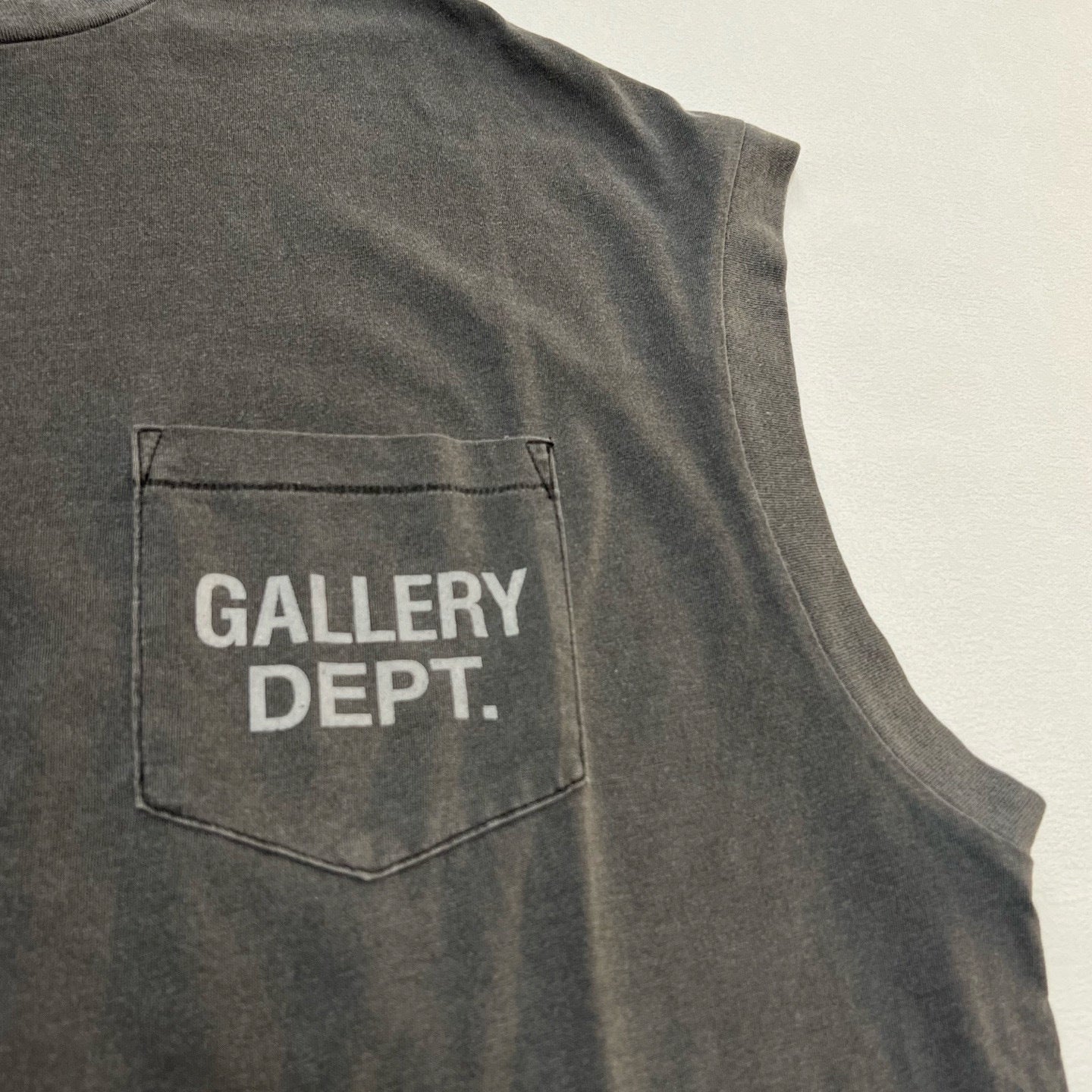 T shirt Gallery Sans manche noir