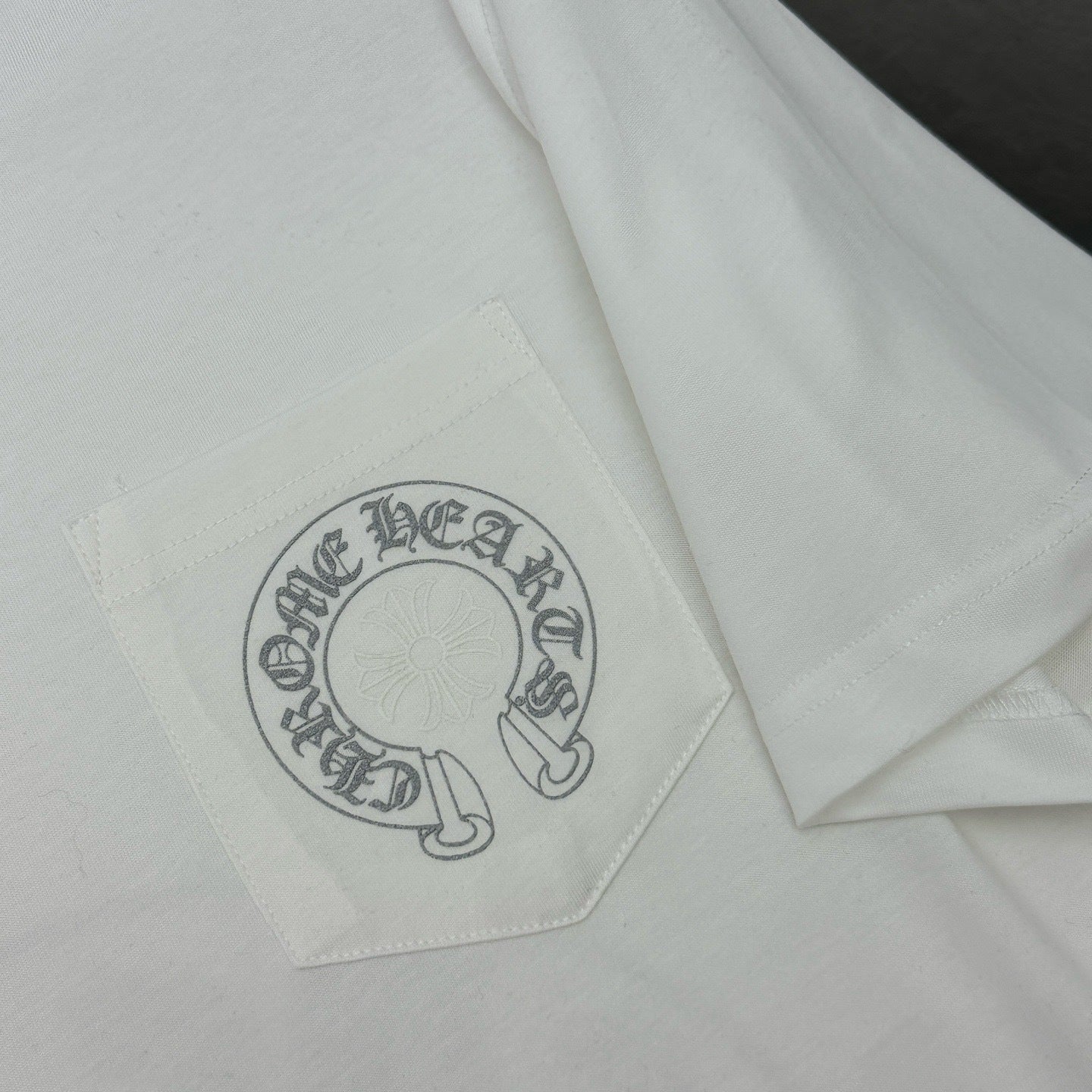 T Shirt Blanc chrome