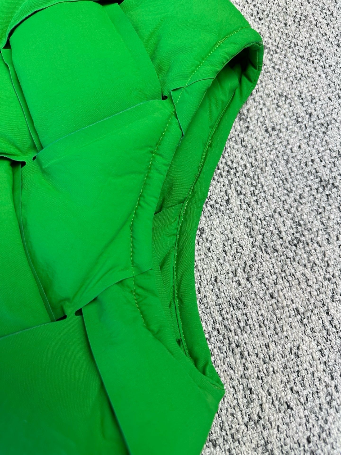 Doudoune en duvet de Canard vert Bottega