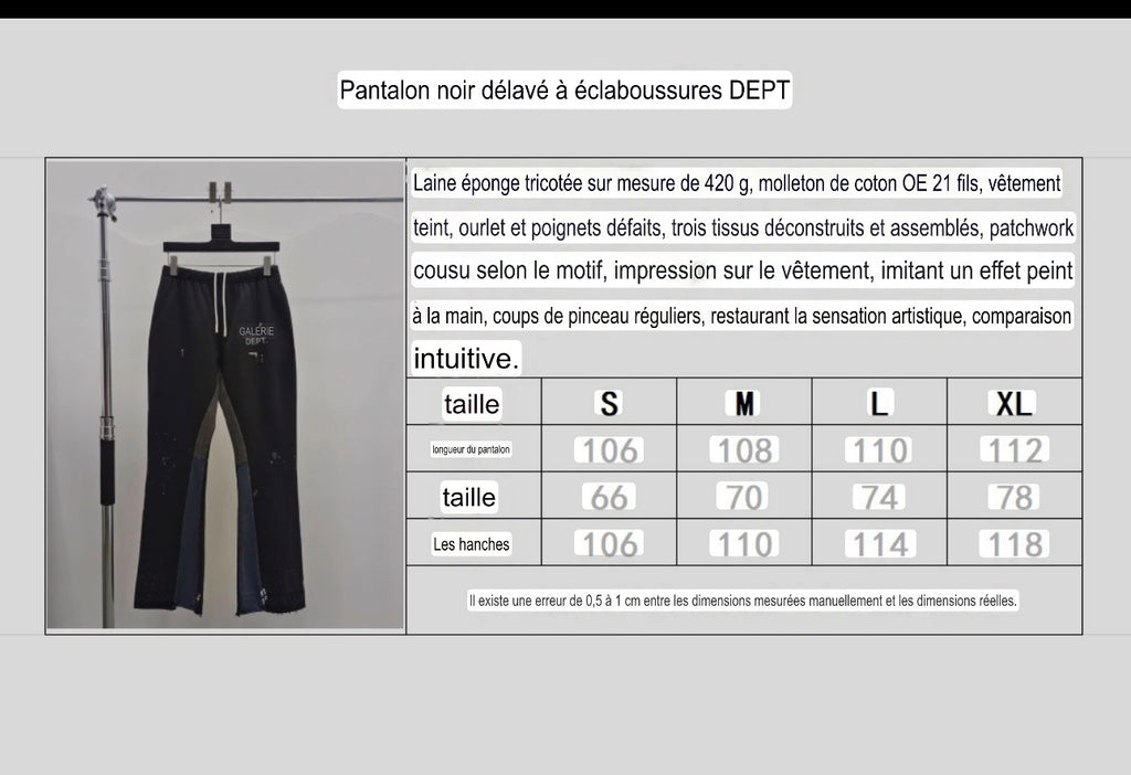 Pantalon dept gris foncé