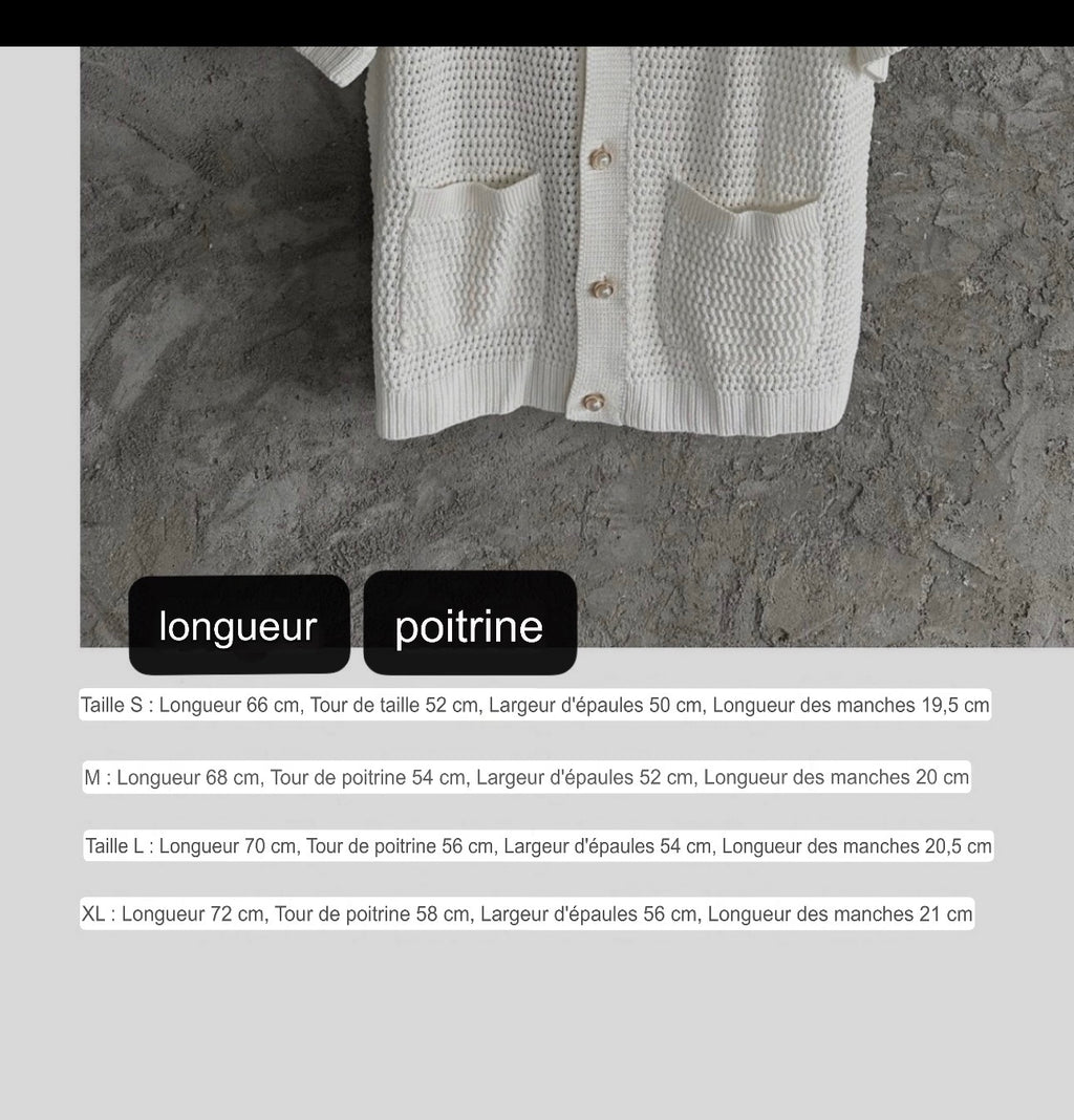 Casa B - Chemise Crochet Verde