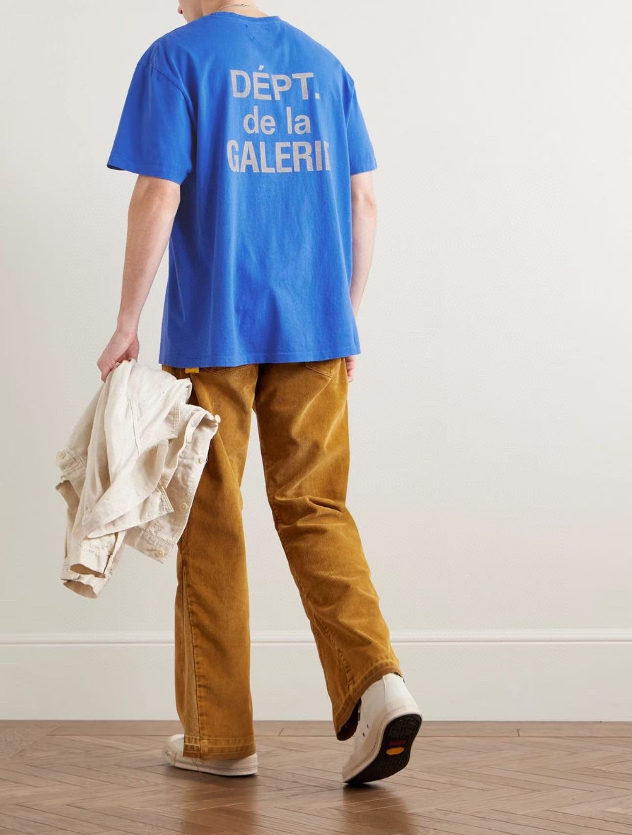 T shirt Gallery bleu