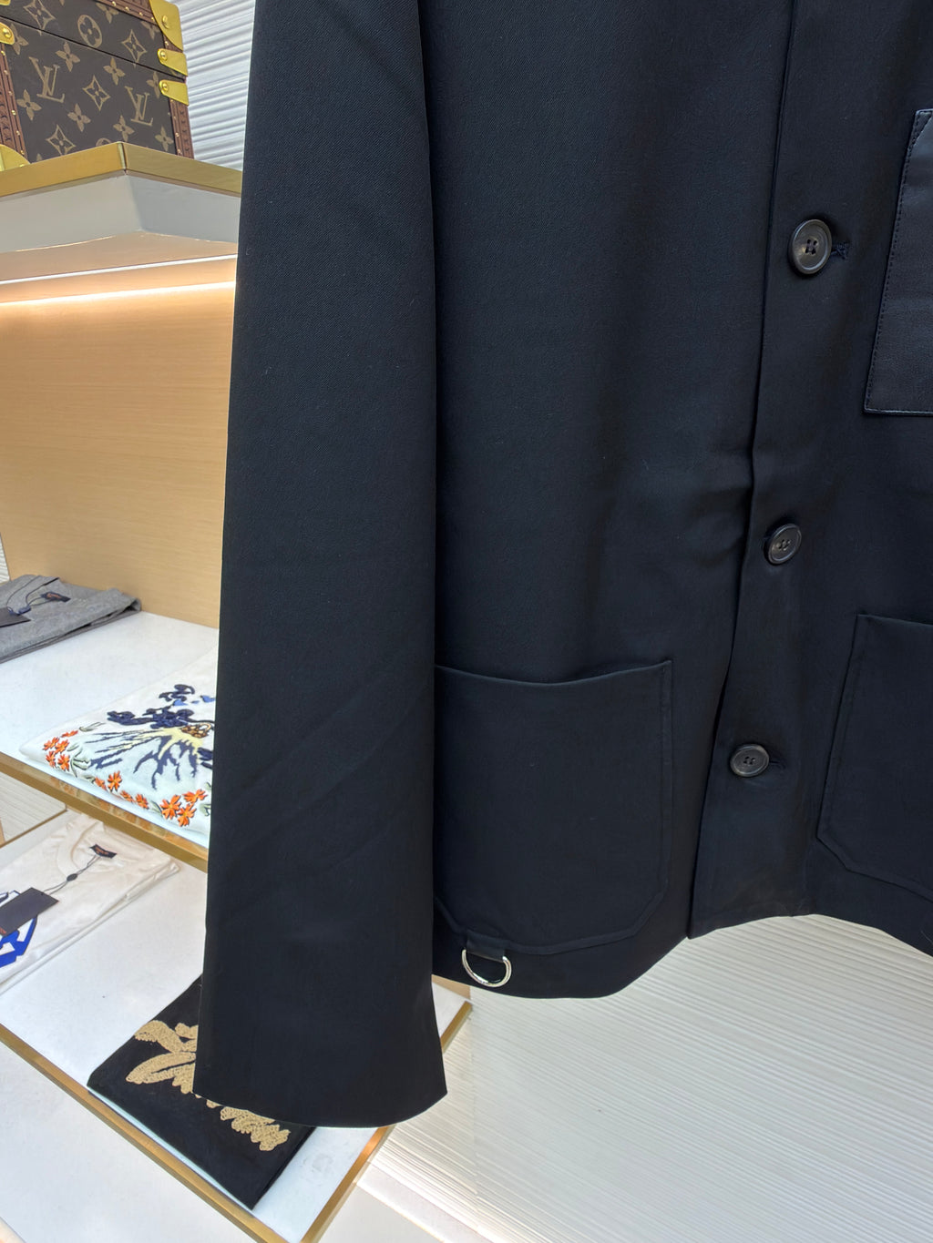 Cardigan en cachemire & laine utilitaire Loew