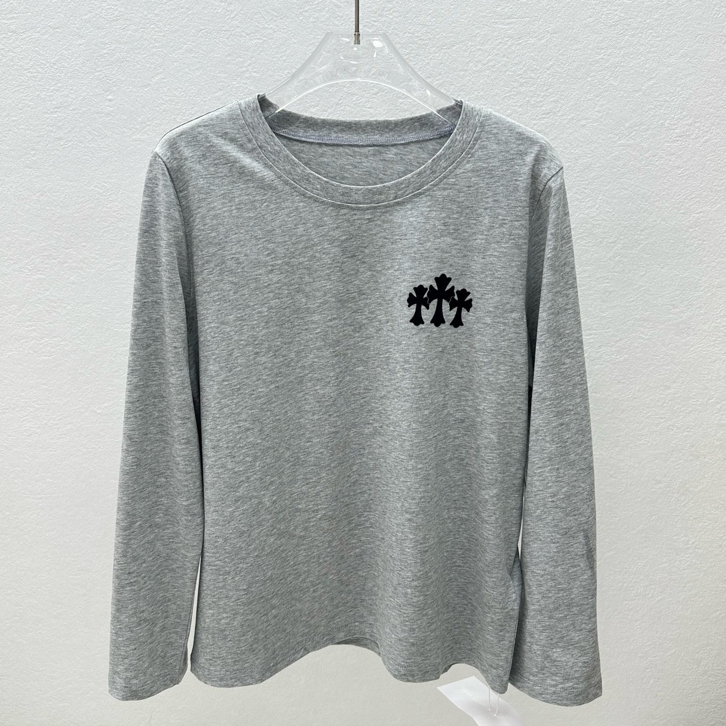 Long sleeve chrome gris
