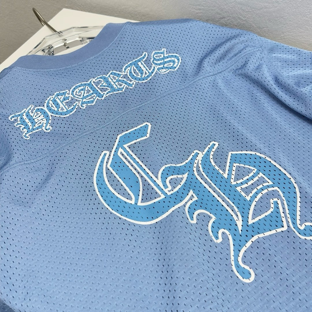 Baseball TEE - BLUE CHROME