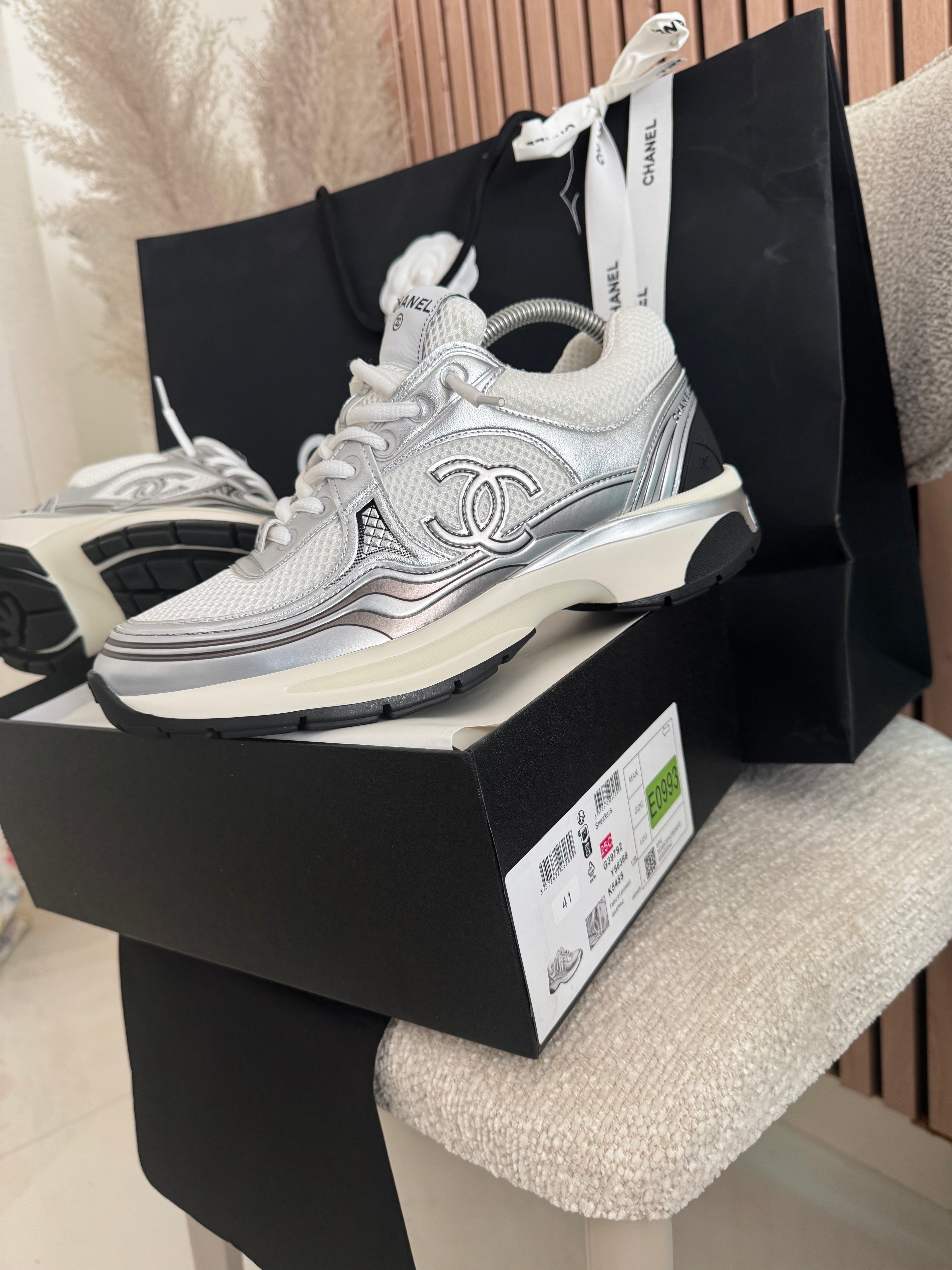 Sneakers Chnl  Argenté V3S