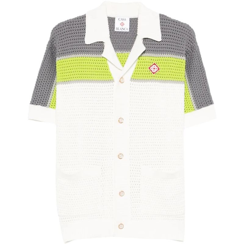 Casa B - Chemise crochet rayure ensemble