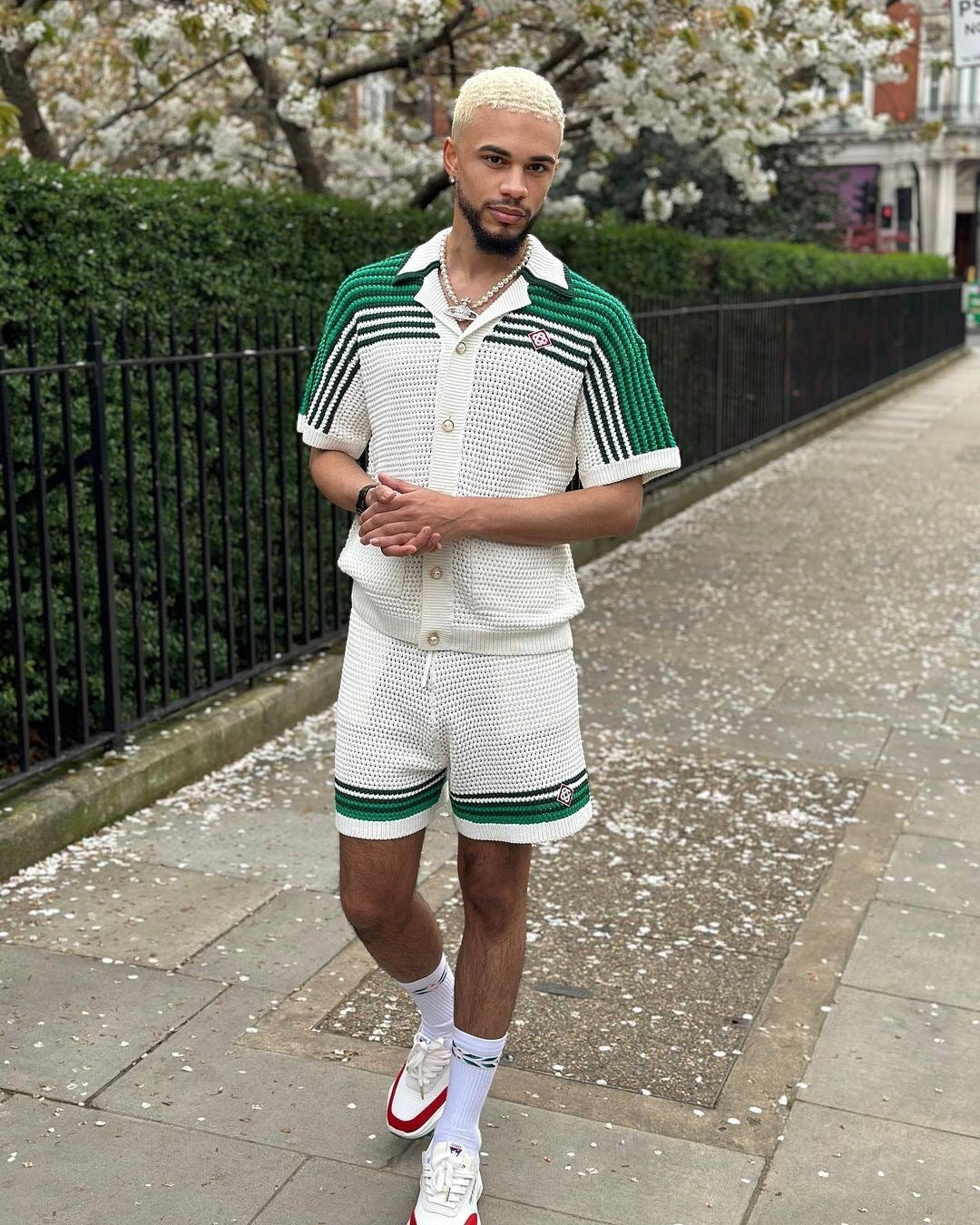 Casa B - Chemise Crochet Verde