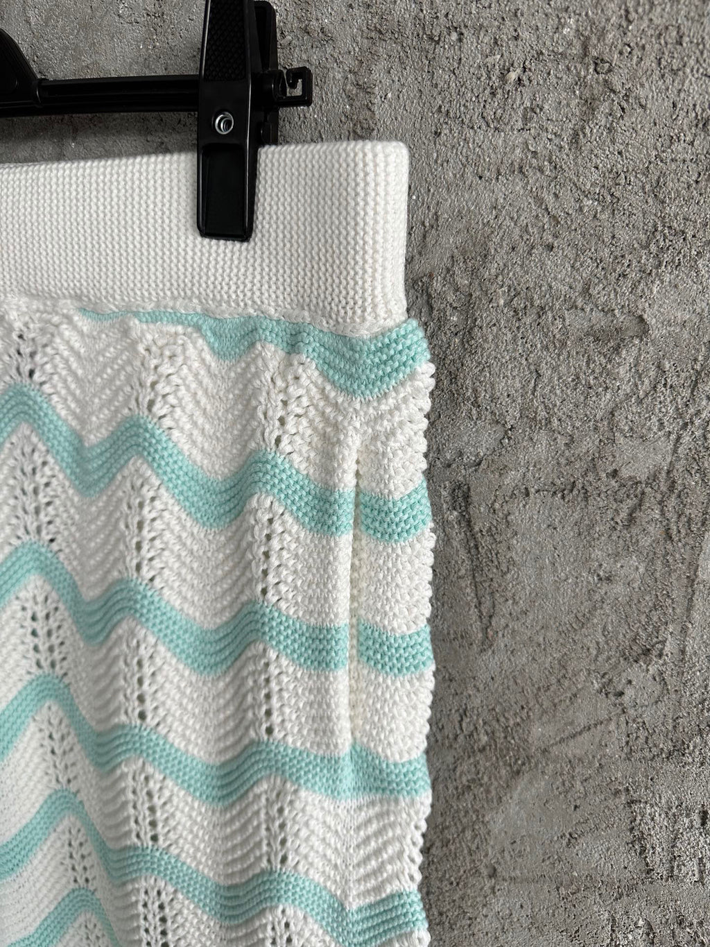 Casa B SHORT COTON CROCHETÉ GRADIENT WAVE
