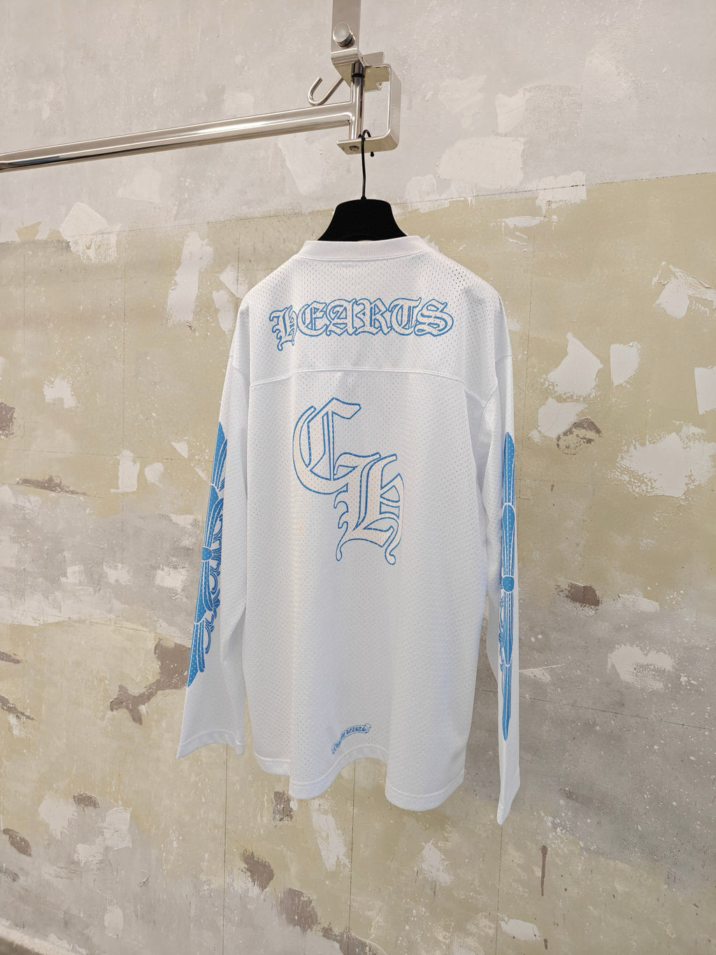 T shirt Chrome white & Blue