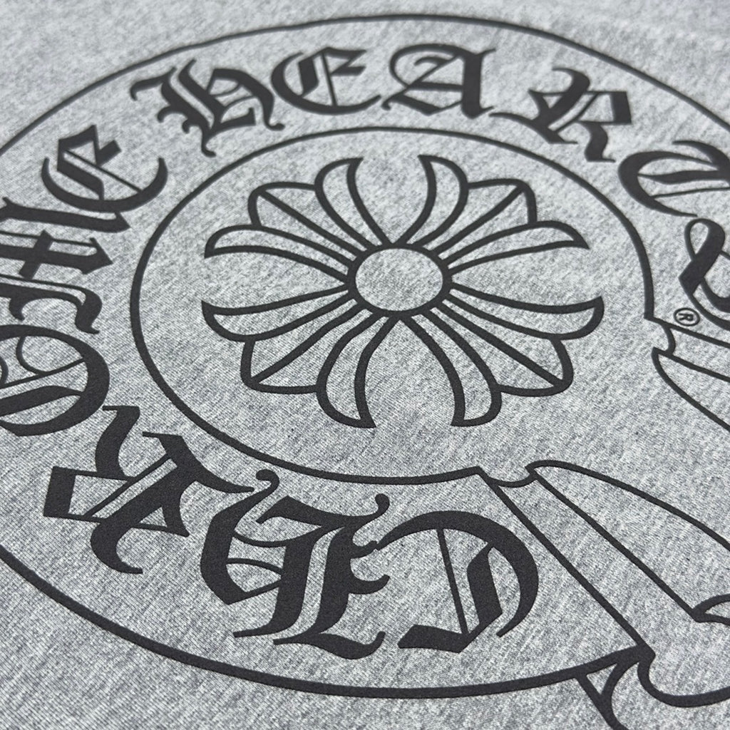 T shirt  Chrome Grey black   sleeve