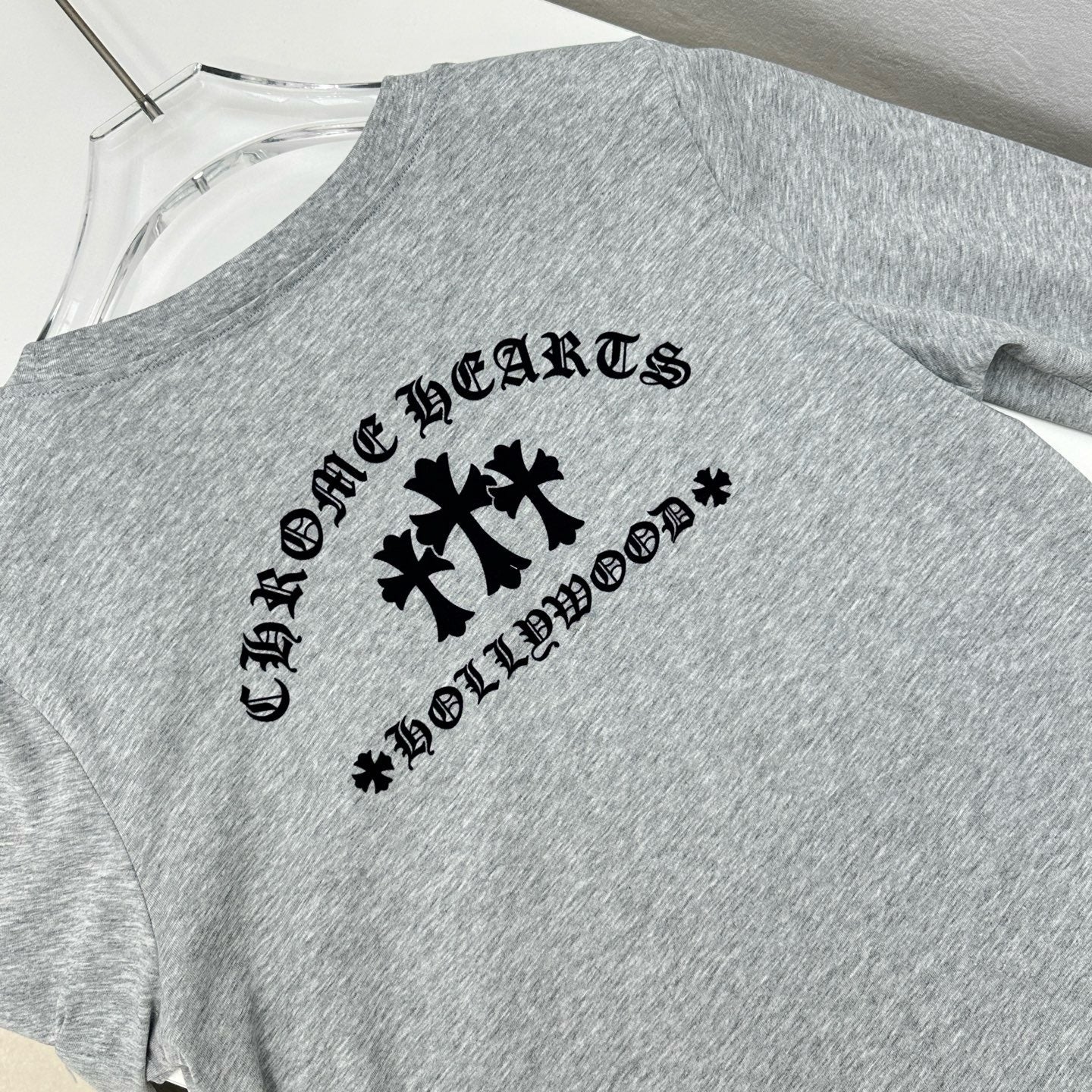 Long sleeve chrome gris