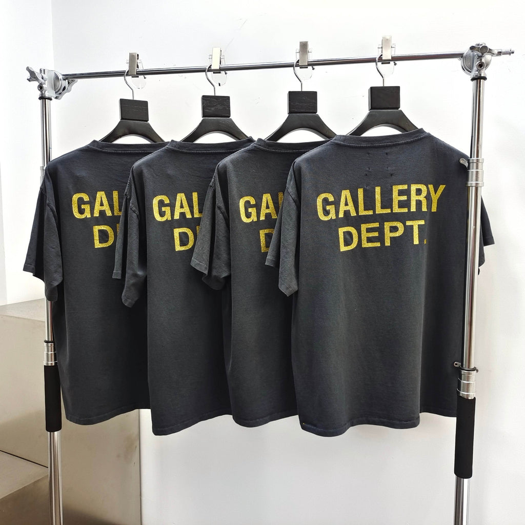 T shirt noir à gorilles GALLERY