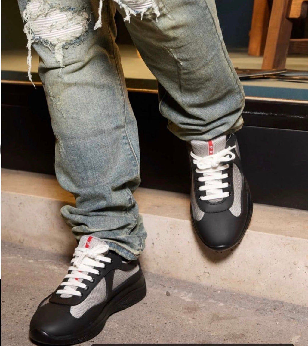 Sneakers america S Cup Black and White édition Gomme V3S