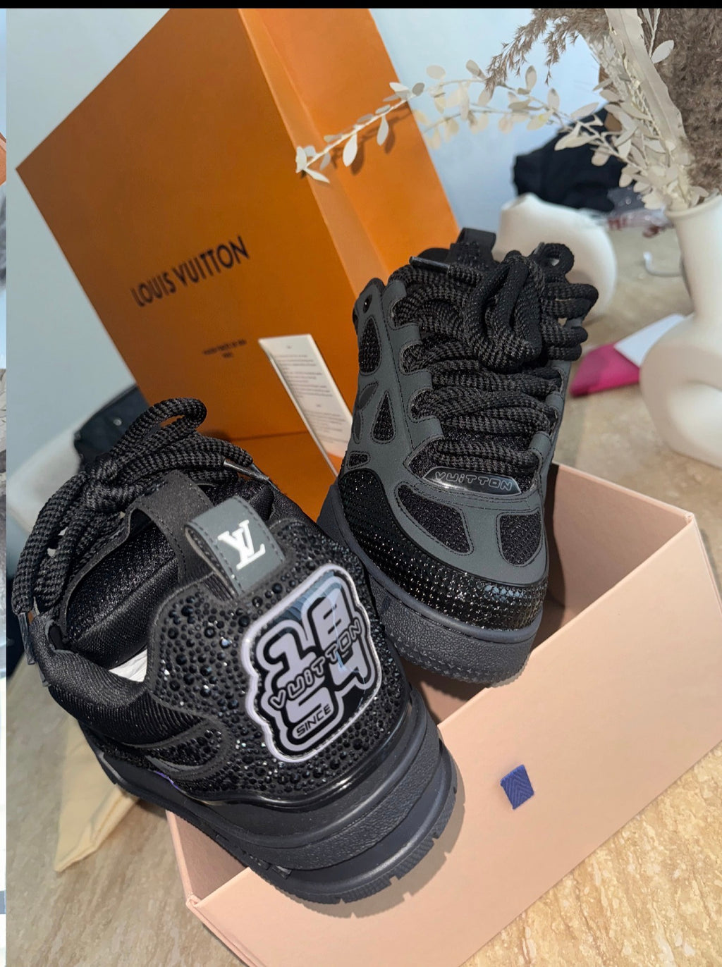 Skate Swarovski noir V3S