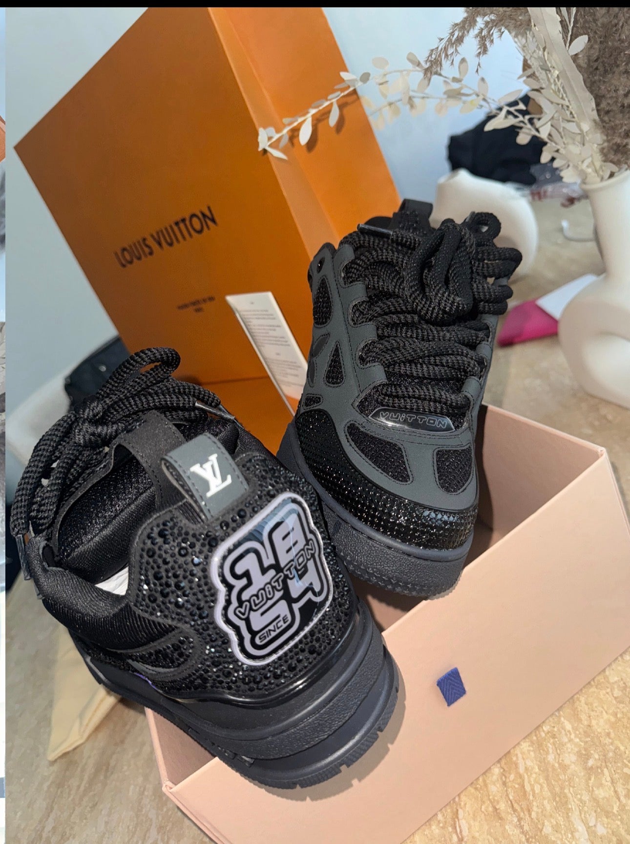 Skate Swarovski noir V3S