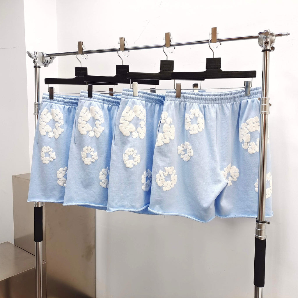 Short Denim . Trs Baby blue