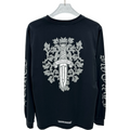 Chrome long sleeve black White