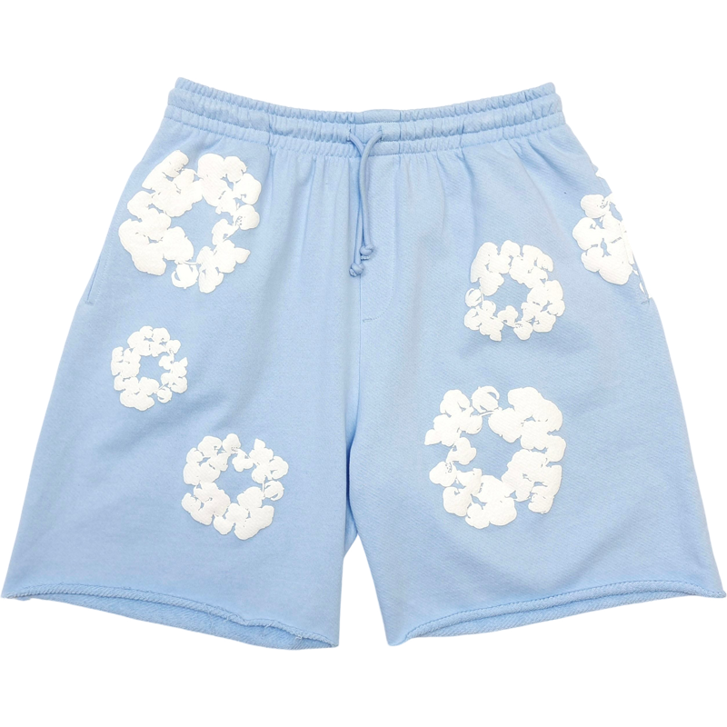 Short Denim . Trs Baby blue
