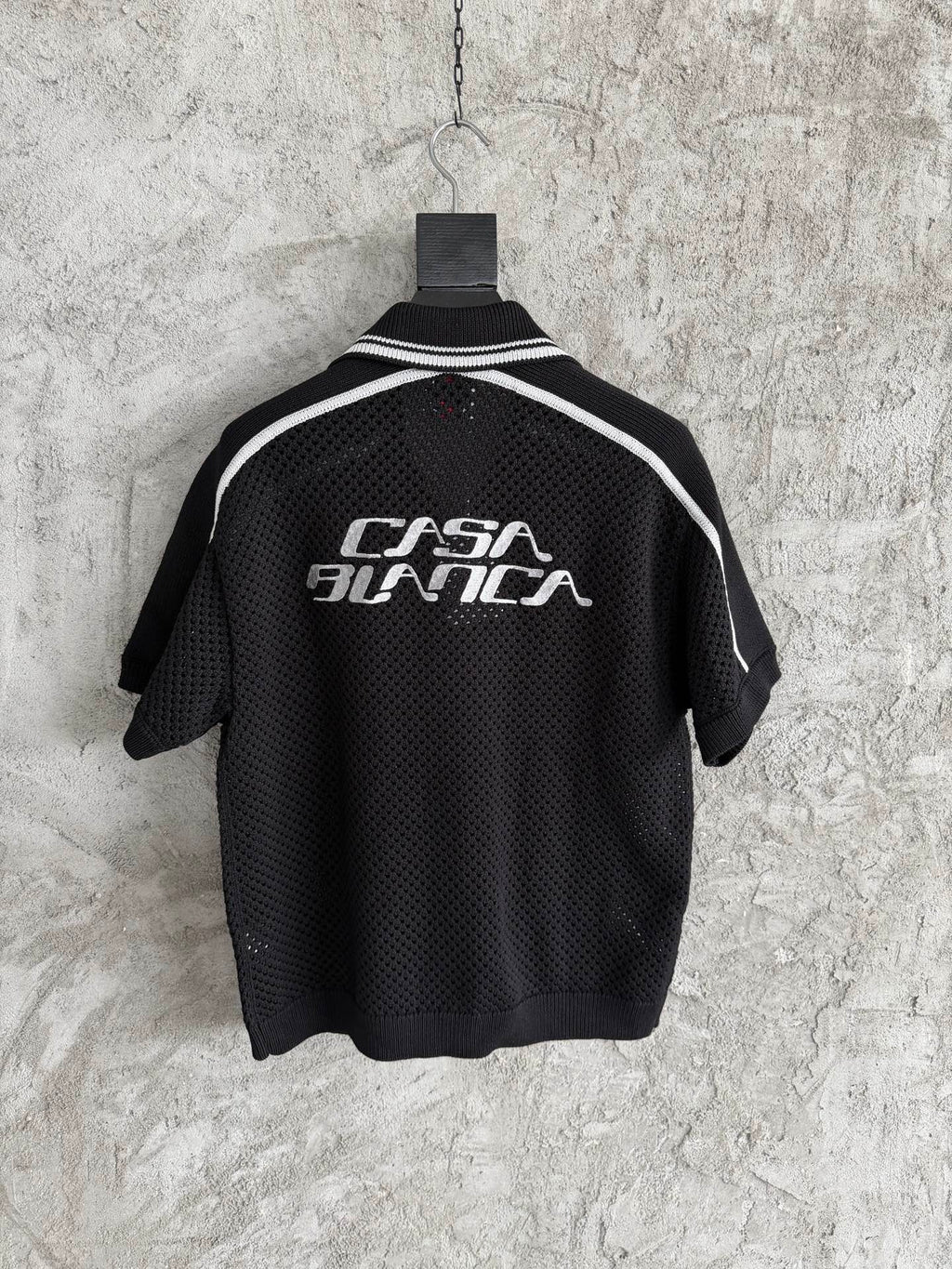 Casa B - Chemise crochet black 2026